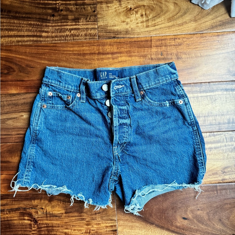 GAP Women's Blue Denim Shorts